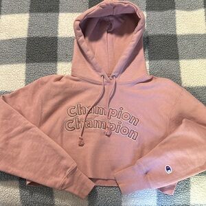 Cropped Champion hoodie